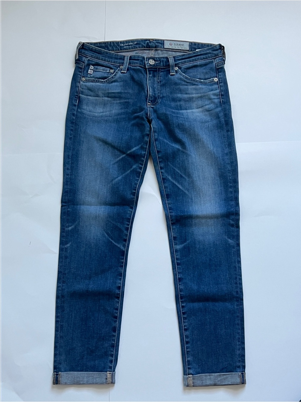 Adriano Goldschmied Premium Jeans size 26 AG-ed denim stilt roll-up